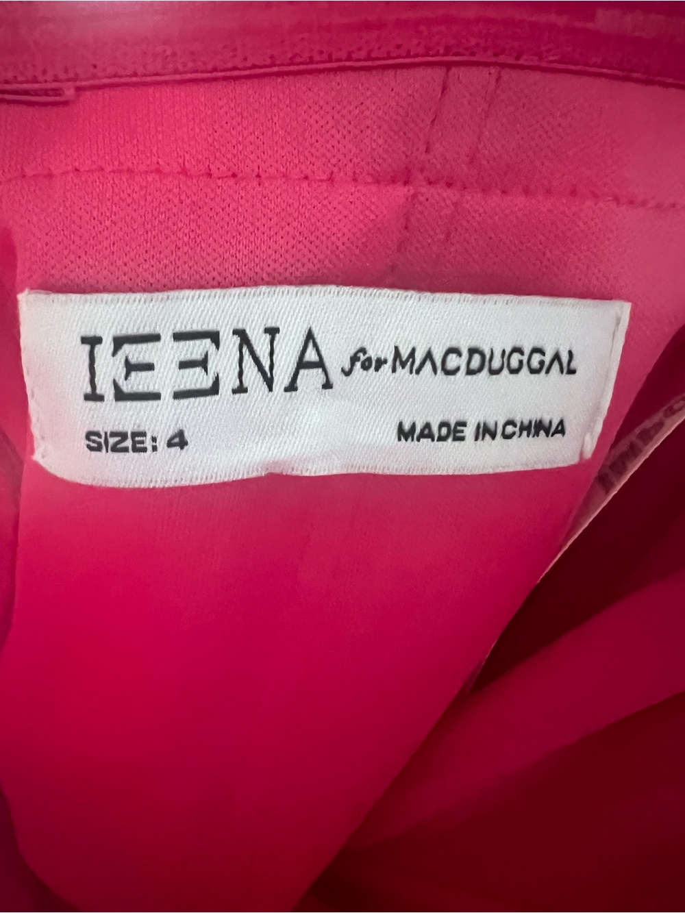 IEENA FOR MAC DUGGAL
Pink Strapless Crepe Ball Gown With Satin Skirt 21240 - Picture 4 of 8